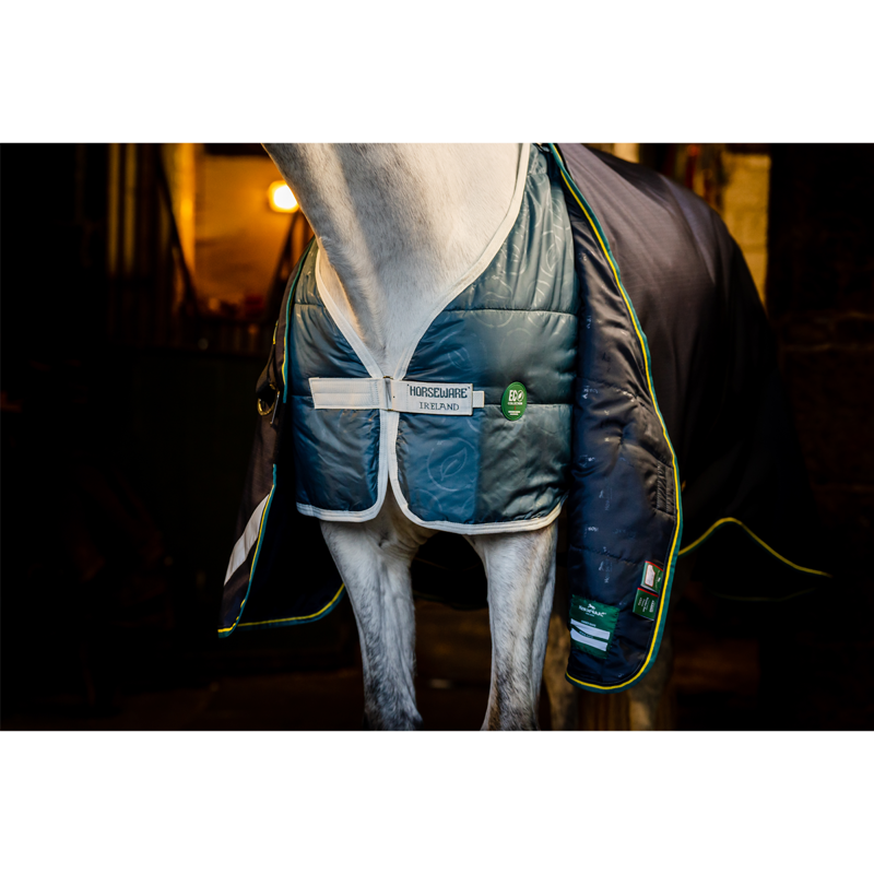 Horseware Rambo Duo Force 2.0 Turnout Rug Bundle - Navy/Teal-11